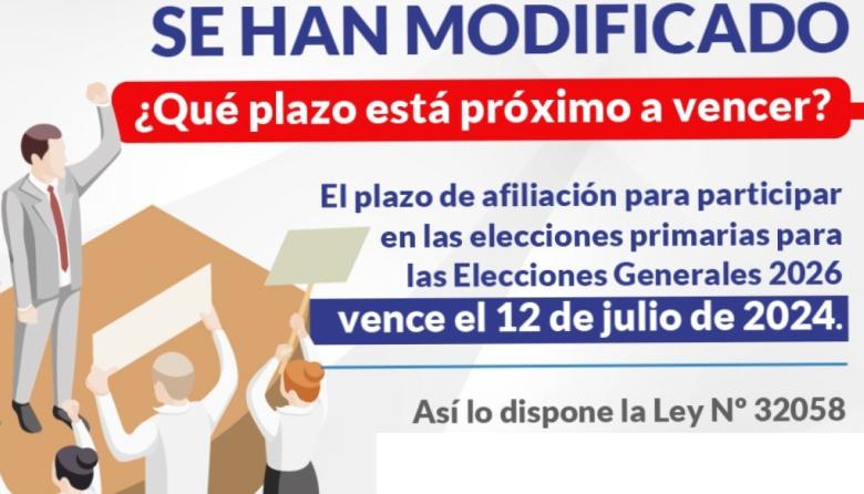 EL DIA 12 DE ESTE MES VENCE EL PLAZO PARA INSCRIPCION DE CANDIDATOS PARA LAS ELECCIONES GENERALES