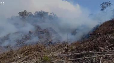 EL AREA DE CONSERVACION AMBIENTAL ACA LA COLINA ES INCENDIADA DE MANERA PREMEDITADA